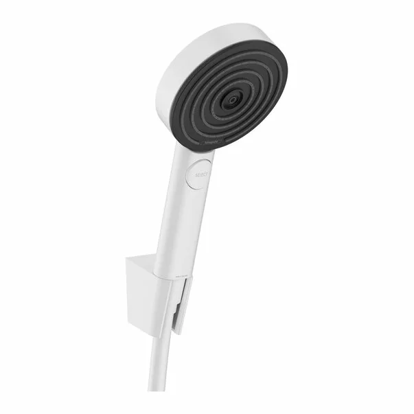 Seturi de dus - Set de dus cu porter Hansgrohe Pulsify Select 105 Relaxation alb 3 functii