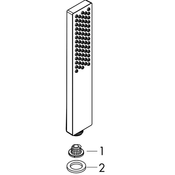Para de dus Hansgrohe Pulsify E 100 1 functie [2]