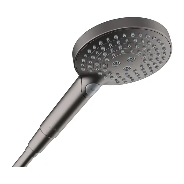 Pare, furtunuri si accesorii - Para de dus Hansgrohe Raindance Select S 120 negru - crom periat PowderRain 3 functii