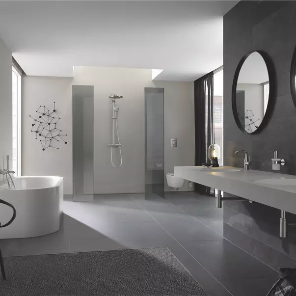 Coloana de dus Grohe Euphoria 310 cu termostat crom periat Supersteel [2]