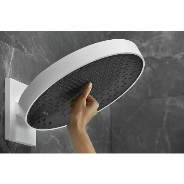 Palarie cu brat de dus Hansgrohe Rainfinity 360 crom lucios 3 functii [4]