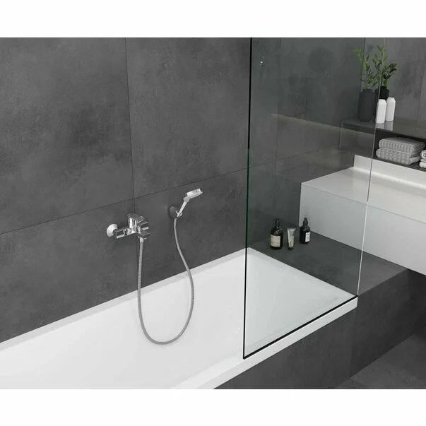 Set de dus cu porter Hansgrohe Vernis Blend 100 Vario 2 functii crom lucios [2]
