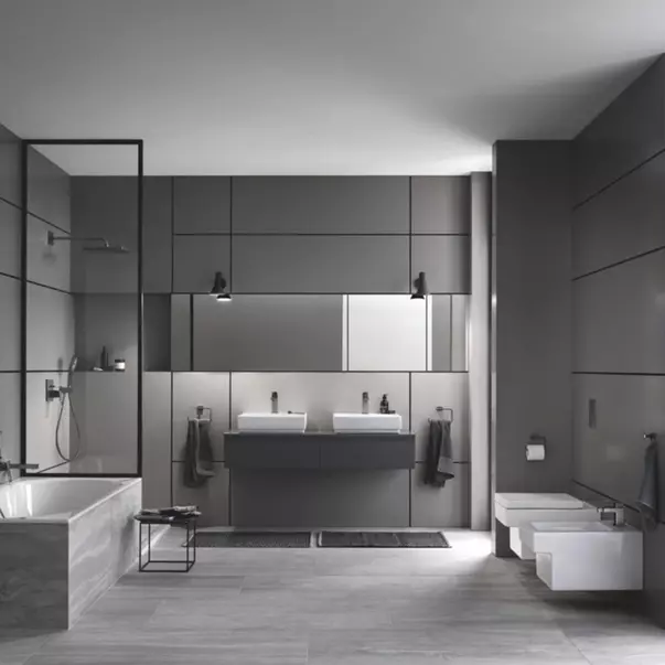 Cot de iesire dus Grohe Euphoria Cube cu suport para antracit periat Hard Graphite [2]