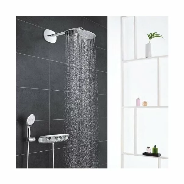 Sistem de dus cu termostat Grohe Rainshower Smartcontrol 360 Duo suprafata de pulverizare cromata [3]