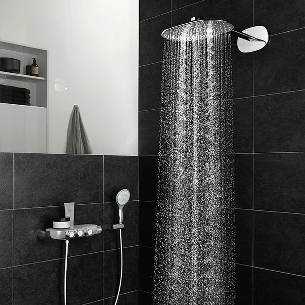 Sistem de dus cu termostat Grohe Rainshower Smartcontrol 360 Duo suprafata de pulverizare cromata [6]