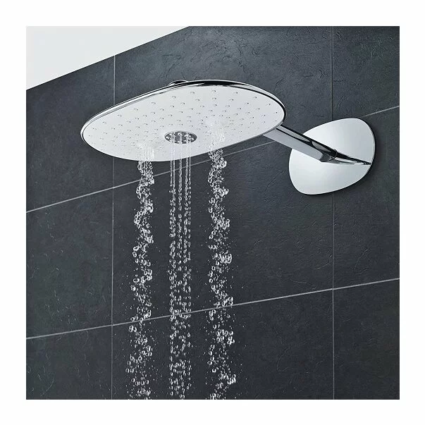 Sistem de dus cu termostat Grohe Rainshower Smartcontrol 360 Duo suprafata de pulverizare alba [3]