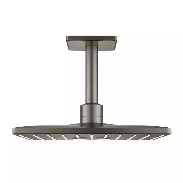 Brate si palarii dus - Palarie si brat de dus Grohe Rainshower Mono Cube 310 antracit periat Hard Graphite 2 functii