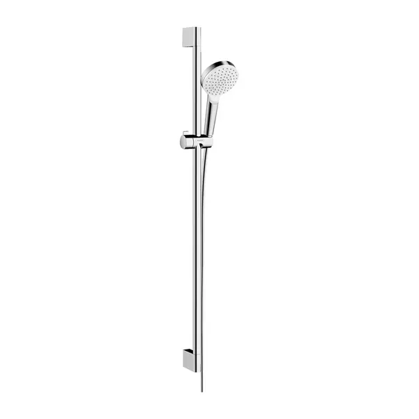 Seturi de dus - Set de dus Hansgrohe Crometta 100 cu bara 90 cm crom - alb
