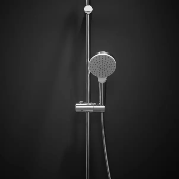 Set de dus Hansgrohe Crometta 100 cu bara 90 cm crom - alb [2]
