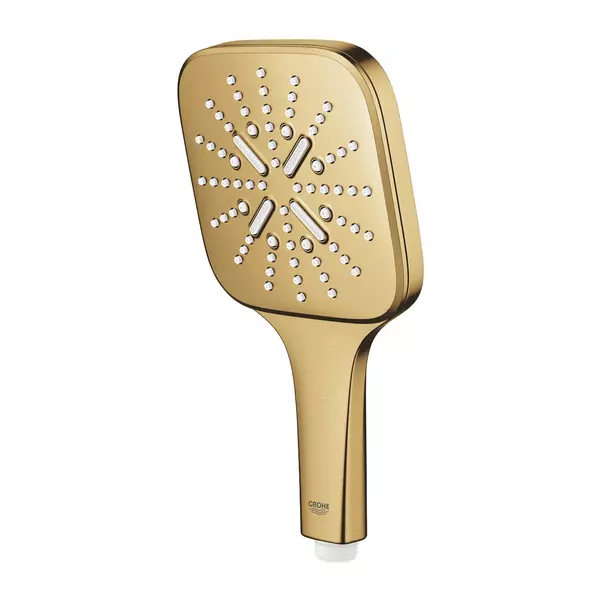 Para de dus Grohe Rainshower SmartActive 130 Cube 3 functii auriu periat Cool Sunrise [5]