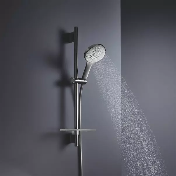 Bara de dus Grohe Rainshower SmartActive 90 cm antracit periat Hard Graphite [3]