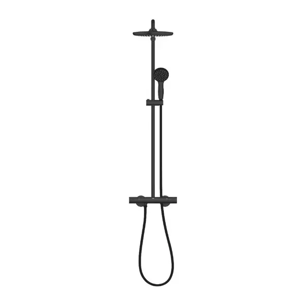 Coloana de dus cu baterie termostatata negru mat Grohe Vitalio Start 250 [2]