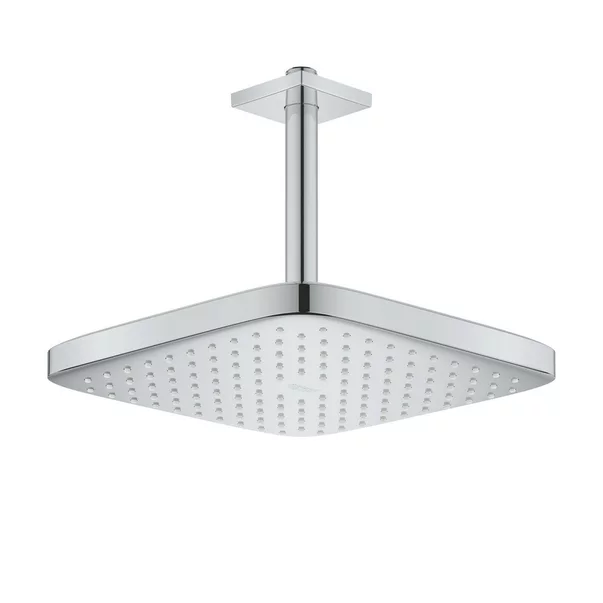 Palarie si brat de dus Grohe Tempesta 250 Cube crom patrata [1]