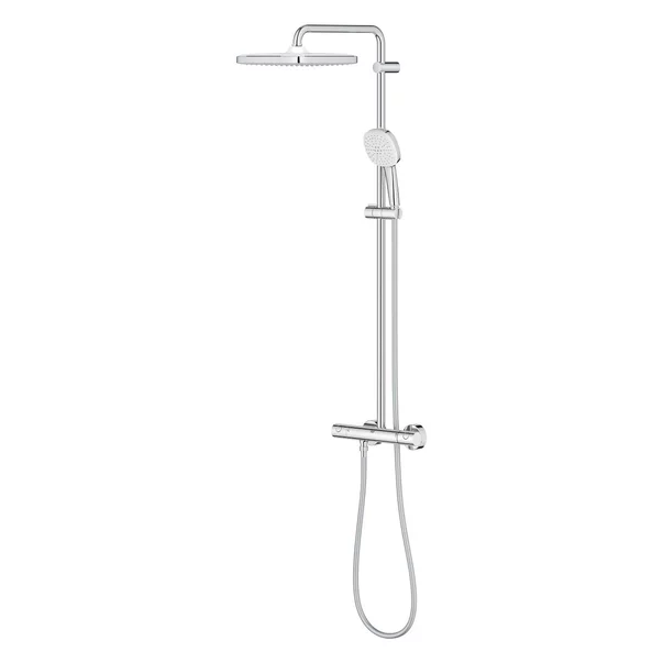 Coloana de dus Grohe Tempesta 250 Cube cu baterie termostatata crom lucios [5]