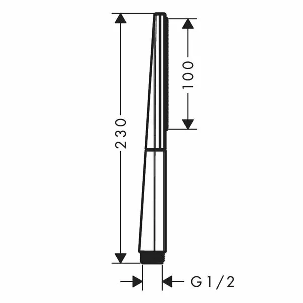 Para de dus Hansgrohe Rainfinity 130 alb mat 1 tip de jet [3]
