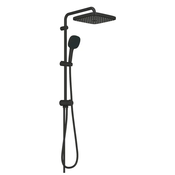 Coloana de dus negru mat Grohe Tempesta Cosmopolitan 250 Cube fara baterie [1]