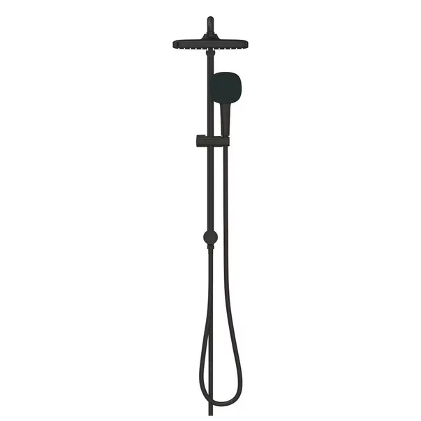 Coloana de dus negru mat Grohe Tempesta Cosmopolitan 250 Cube fara baterie [2]