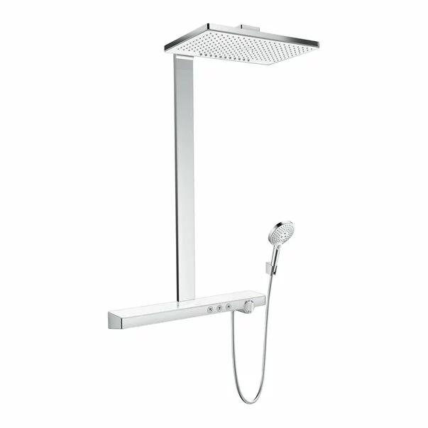 Coloane de dus - Coloana de dus cu baterie termostatata Hansgrohe Rainmaker Select 460