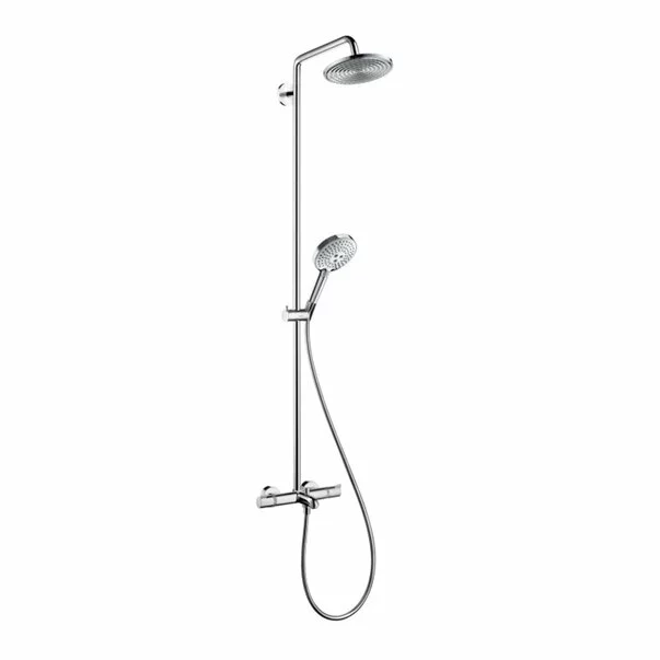 Coloane de dus - Coloana de dus cu baterie termostatata si pipa cada Hansgrohe Raindance Select S 240