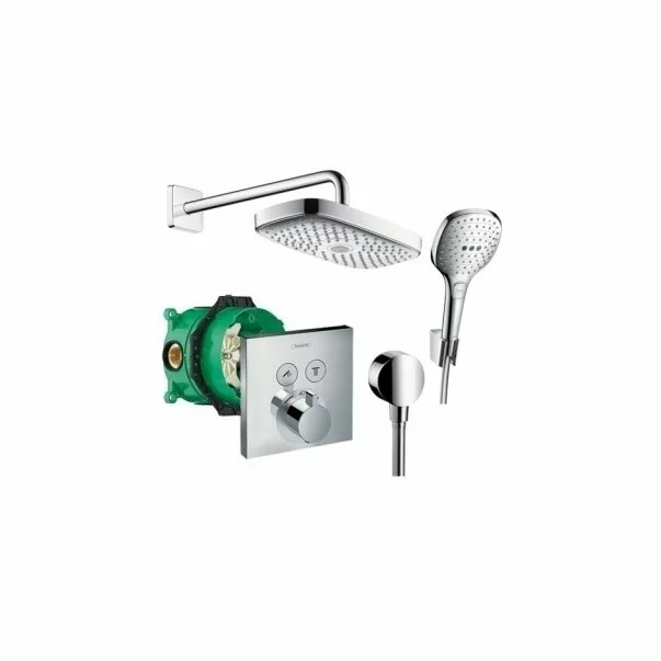 Sisteme de dus incastrate - Sistem de dus incastrat Hansgrohe Design Raindance Select E300 crom lucios