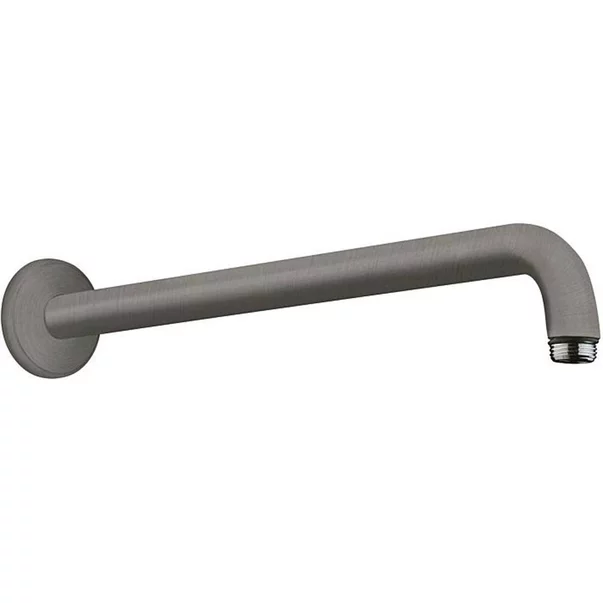 Baterii baie - Brat de dus antracit periat Hansgrohe 38.9 cm rotund