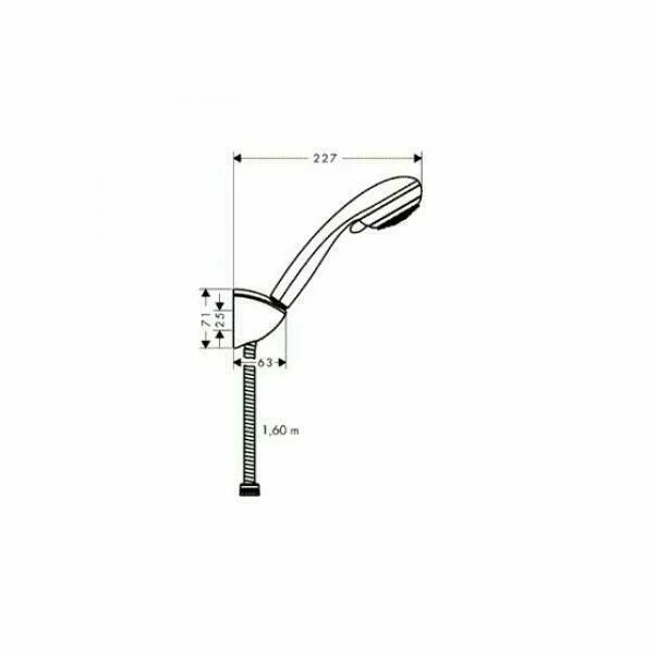 Set de dus cu porter Hansgrohe Crometta 85 Vario crom lucios [2]