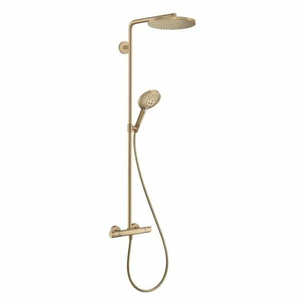 Coloane de dus - Coloana de dus cu baterie termostatata bronz periat Hansgrohe Raindance Select S 240