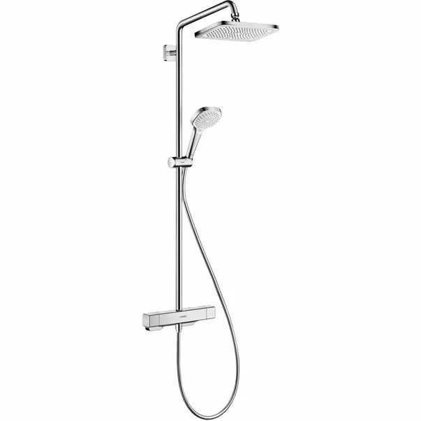 Coloane de dus - Coloana de dus cu baterie termostatata Hansgrohe Croma E 280 EcoSmart cu 3 functii
