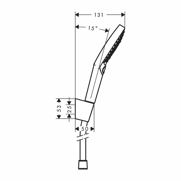 Set de dus cu porter Hansgrohe Raindance Select S 120 crom 3 functii [3]