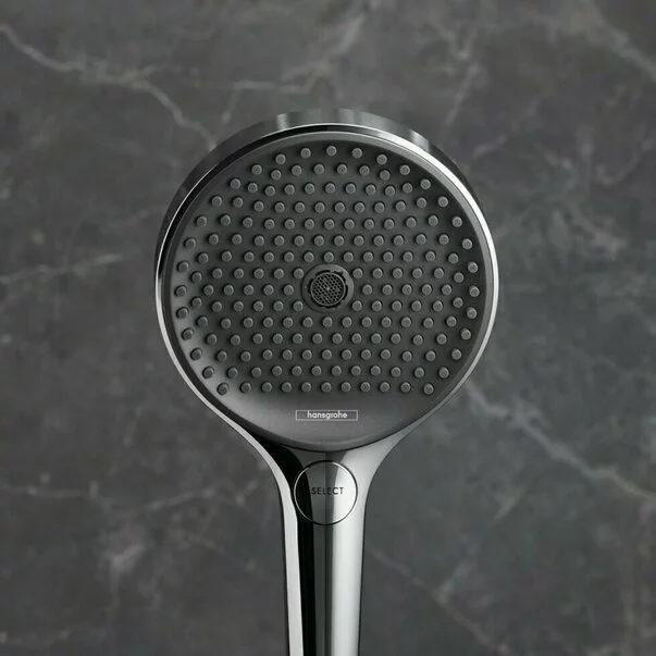 Set de dus cu bara Hansgrohe Rainfinity 130 cu 3 functii crom [6]