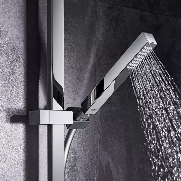 Para de dus Grohe Euphoria Cube crom lucios cu 1 tip de jet cu limitator debit [5]