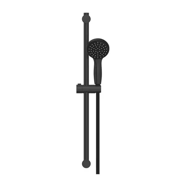 Set de dus cu bara Grohe Vitalio Start 100 negru mat 2 tipuri de jet [2]