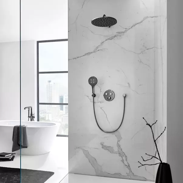 Furtun de dus Grohe SilverFlex 125 cm antracit lucios Hard Graphite [3]