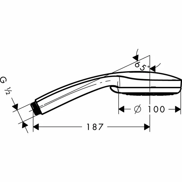 Para de dus Hansgrohe Croma 100 Vario crom [3]