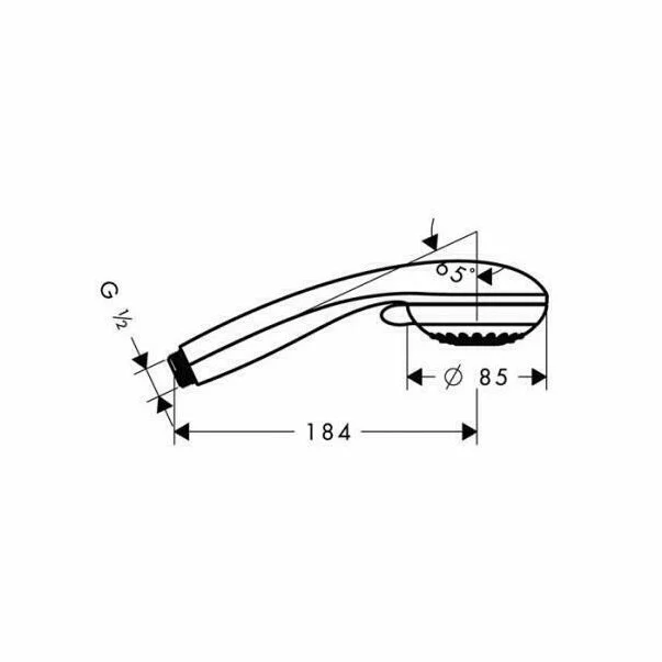 Para de dus Hansgrohe Crometta 85 Vario crom [2]