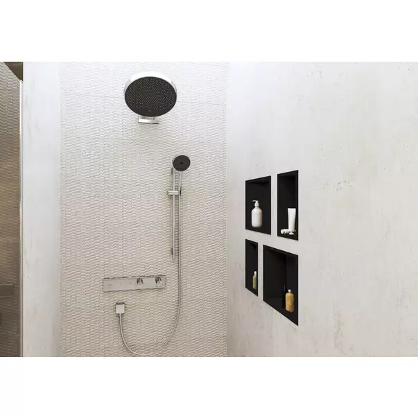 Bara cu furtun de dus Hansgrohe Unica S Puro 90 cm crom lucios [8]