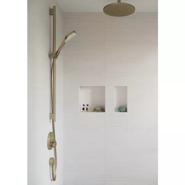 Bara cu furtun de dus Hansgrohe Unica S Puro 90 cm bronz periat [5]