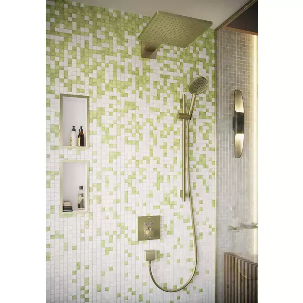 Bara cu furtun de dus Hansgrohe Unica S Puro 90 cm bronz periat [6]