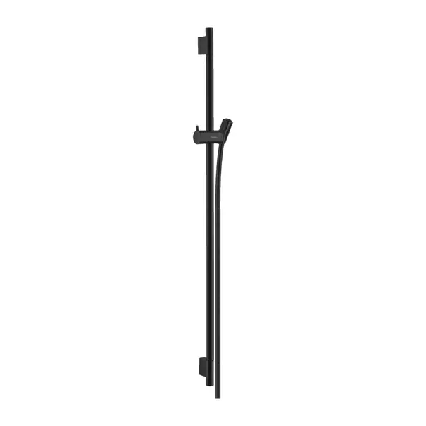 Pare, furtunuri si accesorii - Bara cu furtun de dus Hansgrohe Unica S Puro 90 cm negru mat
