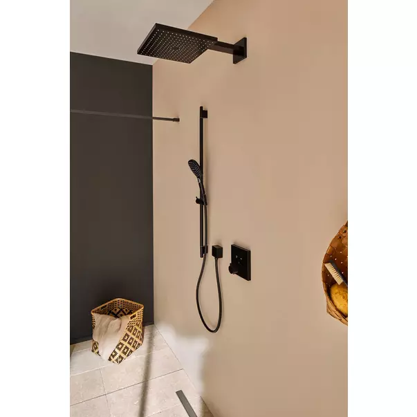Bara cu furtun de dus Hansgrohe Unica S Puro 90 cm negru mat [6]