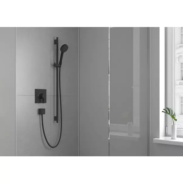 Bara cu furtun de dus Hansgrohe Unica S Puro 90 cm negru mat [8]