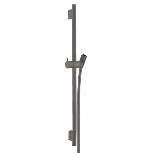 Pare, furtunuri si accesorii - Bara cu furtun de dus Hansgrohe Unica S Puro 65 cm negru - crom periat