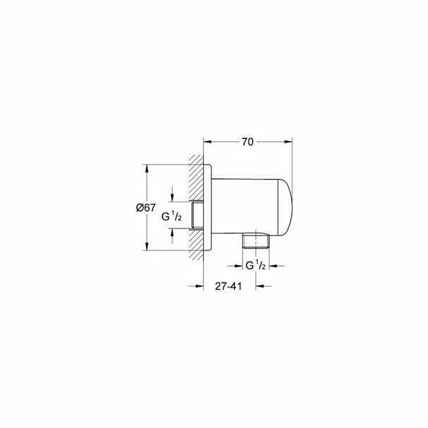 Cot de iesire dus Grohe Relexa Plus [3]