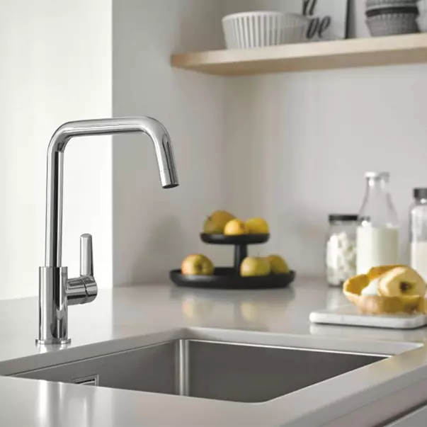 Baterie bucatarie Grohe Start crom lucios cu pipa pivotanta [2]