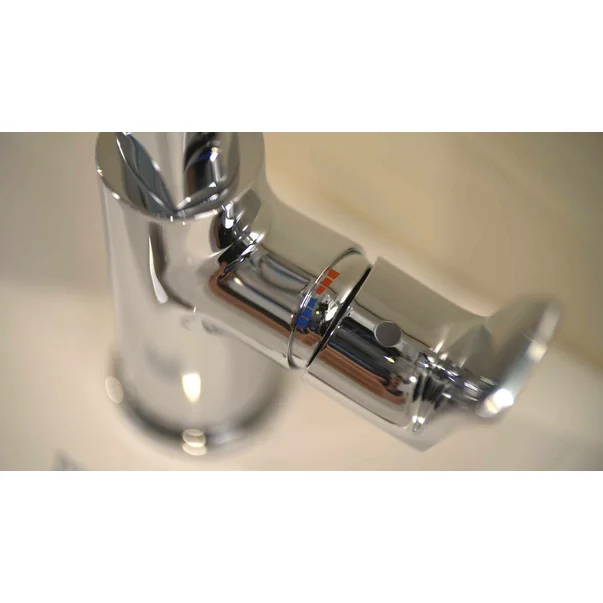 Baterie lavoar inalta Hansgrohe Metris 230 crom cu ventil Pop-Up [5]