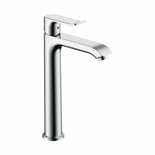 Baterii baie - Baterie lavoar inalta Hansgrohe Metris crom lucios