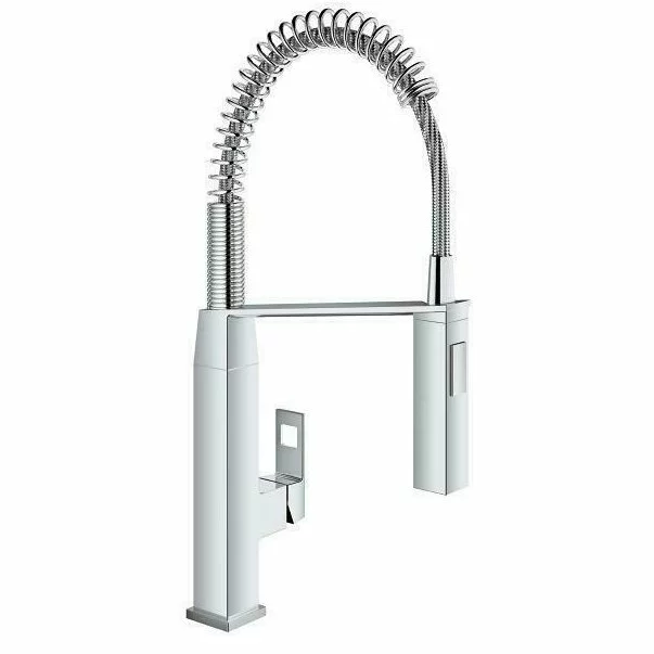 Baterie bucatarie cu dus extractibil Grohe Eurocube cu doua tipuri de jet crom [1]