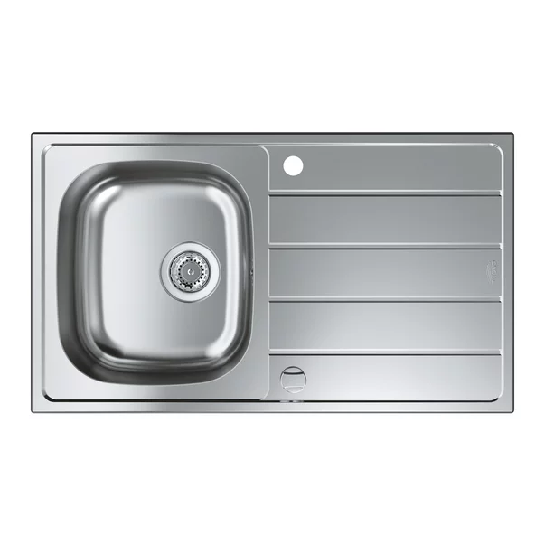 Chiuveta inox Grohe K200 86x50.1 cm 1 cuva cu picurator [3]