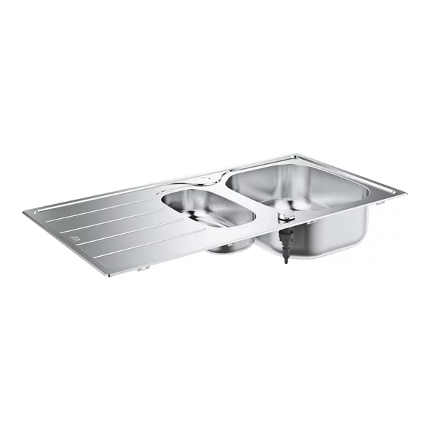 Chiuvete Inox - Chiuveta inox Grohe K200 96.5x50.1 cm 2 cuve cu picurator