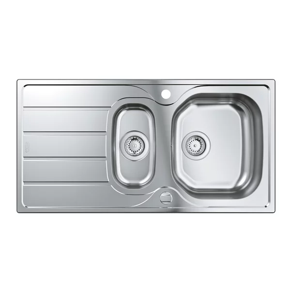 Chiuveta inox Grohe K200 96.5x50.1 cm 2 cuve cu picurator [2]